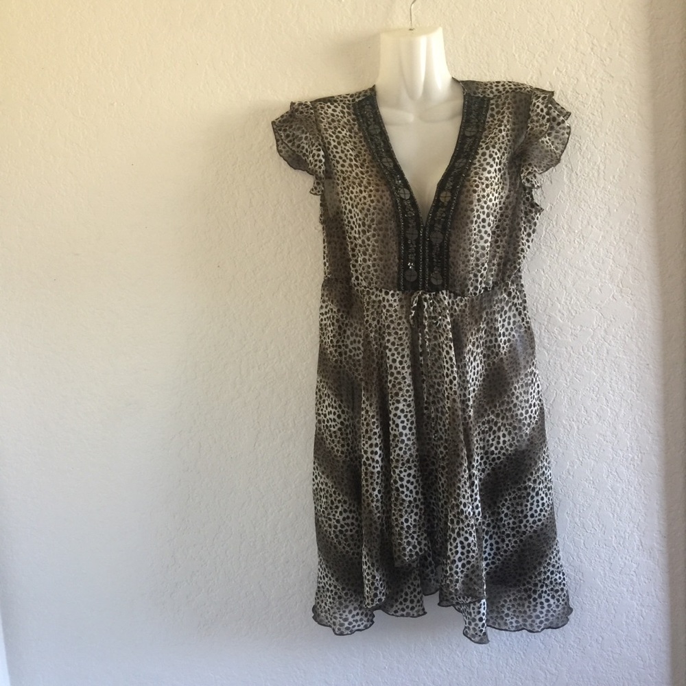 Cheetah print dress
